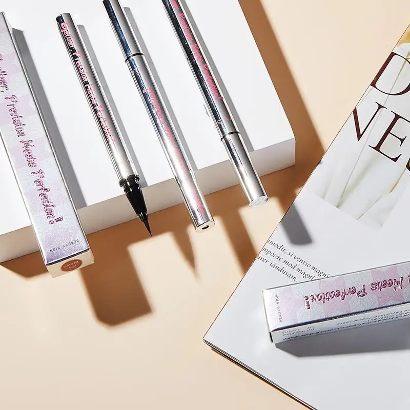 BEAUTY SIGN Wholesale 2 Colors Waterproof Eyeliner Black Brown Liquid Eyeliner Long Lasting Quick Flick Eyeliner