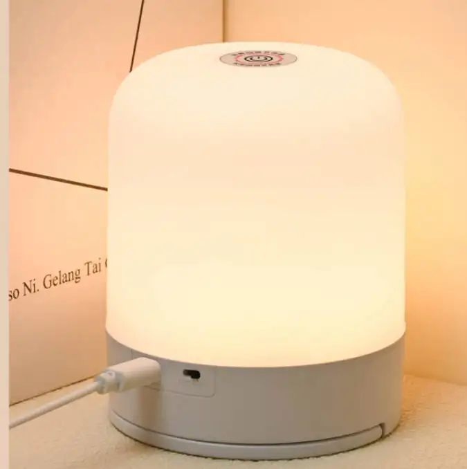 LED Night Light Sleeping Light Warm White Bedroom Use Remote Control Battery Powered Comfortable Lamp
