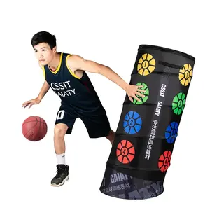 Pop-up Defender Basketball Defender Sports Training Equipment Foldable Obstacle Barrel Simulated Training Equipment