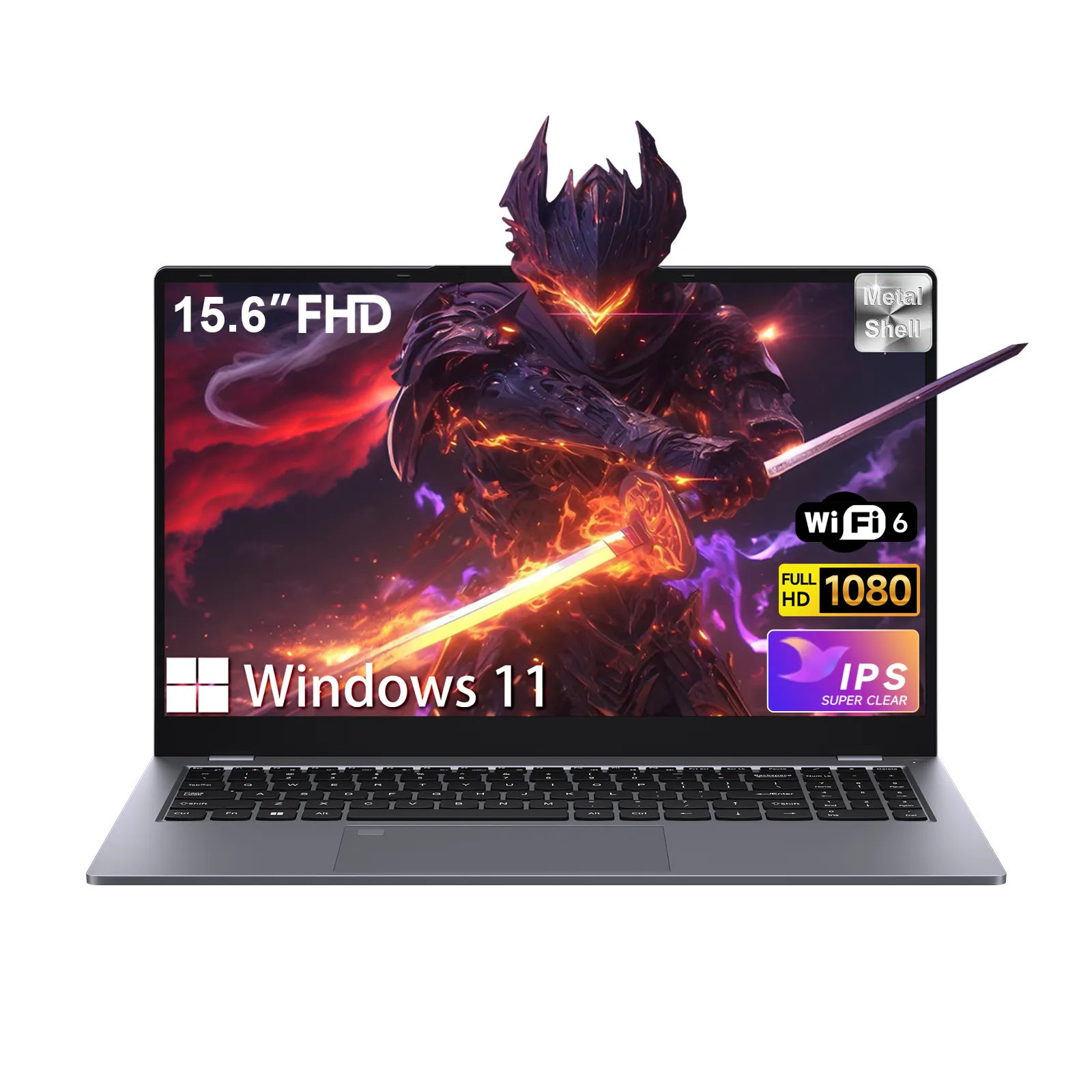 15.6" Laptop Computer 16GB RAM 512GB SSD Intel core i5 1240P FHD IPS Display Fingerprint Wi-Fi 6 Windows 11 Laptop Business Game