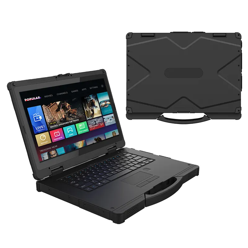 2025 Best-Selling 15.6'' Intel Core I7 Processor Wireless 16G+256G BT WIFI 4G 5G Industrial Rugged Laptop Notebook