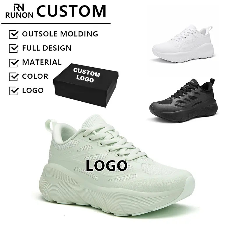 New Breathable Mesh Sports Shoes Fashionable and Versatile Casual Shoes Couple Shock-Absorbing Running Shoes