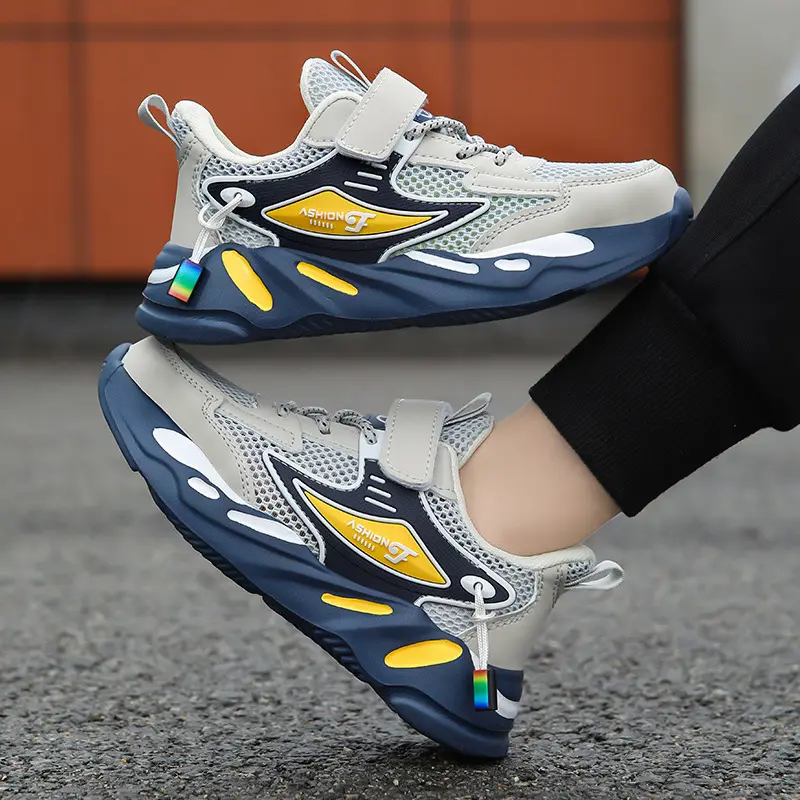 Boys' Summer Cartoon Pattern Roller Skate Shoes Quick-drying Breathable Lightweight Non-slip Comfort Kids' Sport Shoes Active