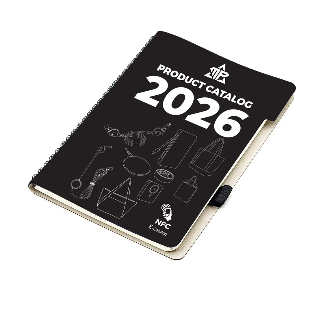 Customizable Smart NFC A5 PU Leather Notebook with Pen 24-Hole Ring Binder for Business Gifts