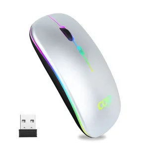 High Quality Wireless Rechargeable Optical Mini Mouse USB Right-Hand Waterproof Design Laptop Computer Accessories Stock