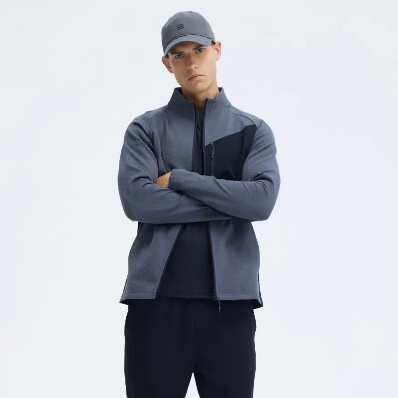 Custom Logo Blank Unisex men's Autumn Winter Quick Dry Sports Jackets Men Slim-Fit Zipped Up Outdoor Men's Jackets Coats