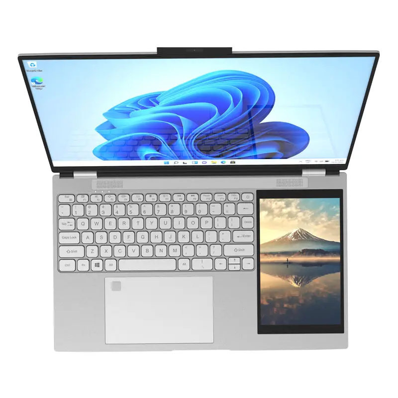 2025 Touch Dual Screen Core N150 Laptop Brand New 16Gb 32Gb Ram 1Tb 2Tb Ssd Rgb Backlit Keyboard Laptop Shenzhen Factory