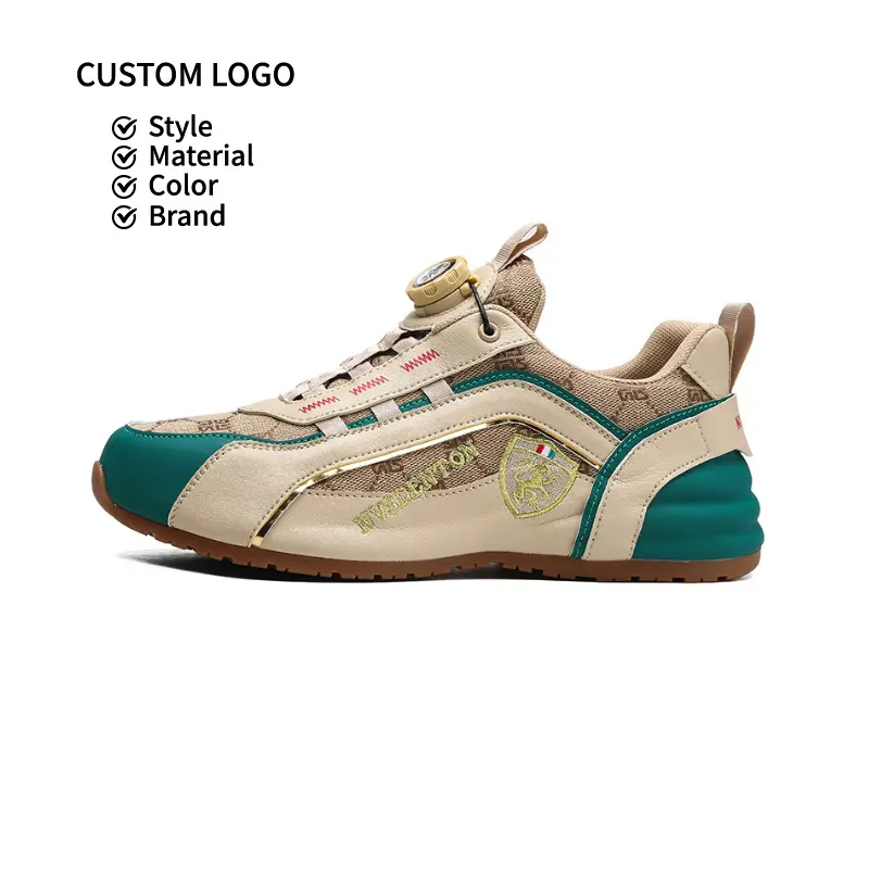 2025 New Arrival Men's Casual Shoes with Rotate Buckle Fashionable Breathable Sports Shoes Easy Match for Outdoor Trendy Look