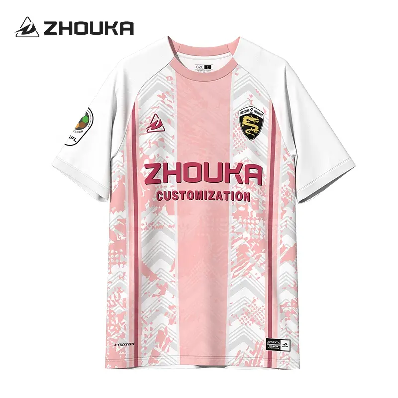 Manufacturer Custom Sublimation Digital Print Logo Men'S Shirt Soccer Wear Sports Training Breathable Football Jersey Sportswear