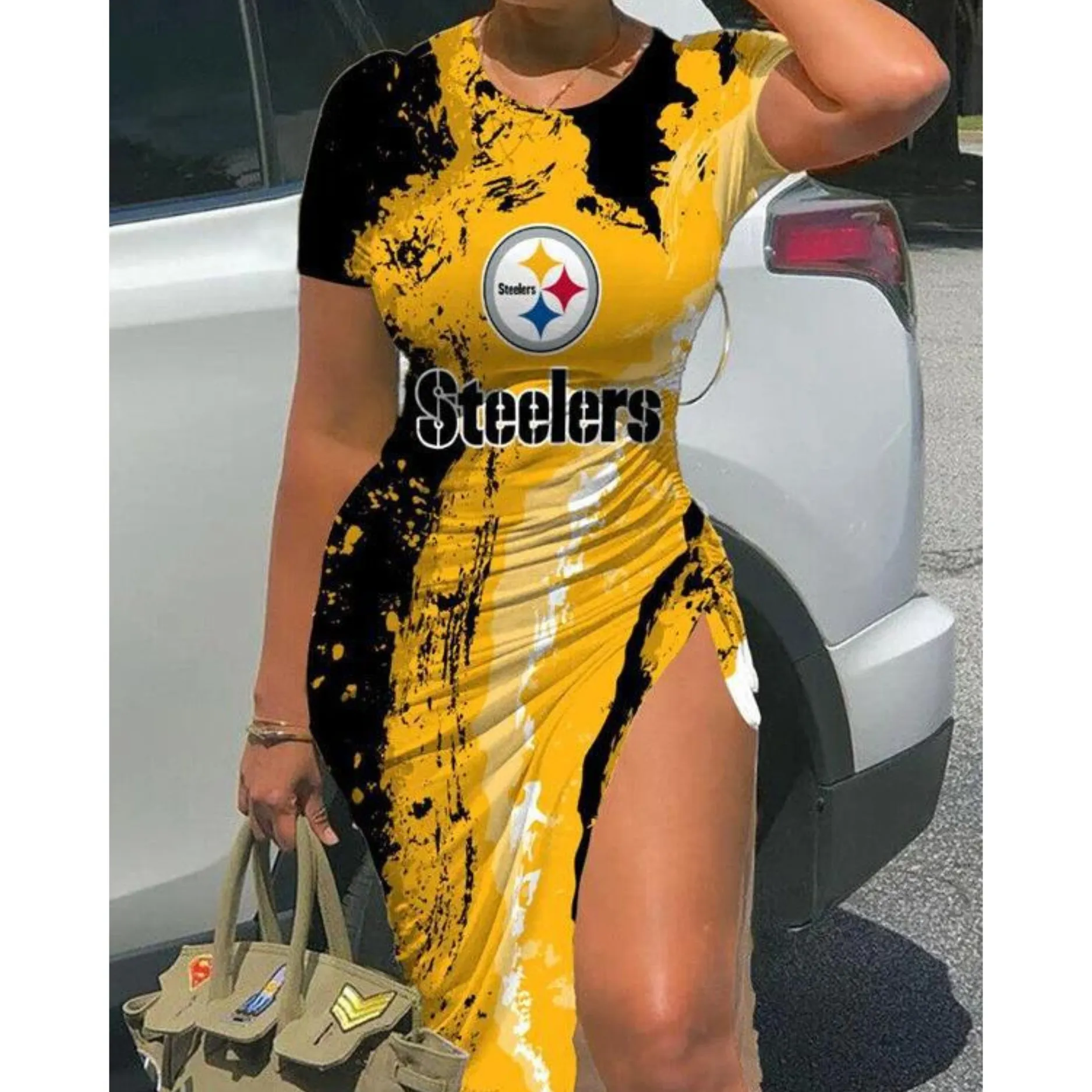 Women Sporty Women Casual Dresses Sexy Football Sports Teams Daily Women Dress