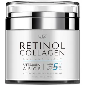 Factory Custom COLLAGEN, RETINOL& HYALURONIC ACID HYALURONICA ACID 5% Deep Moisture and Nourishmen Face Cream