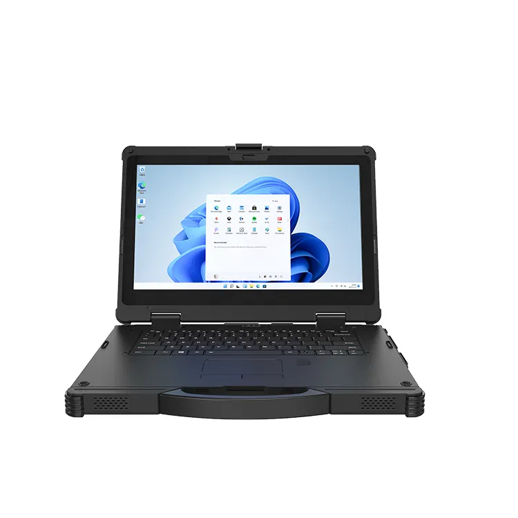 15.6" Rugged Laptop Touch Screen Rugged Computer PC I7/i5 CP Win10/11 GPS Dual Battery Industrial Laptop