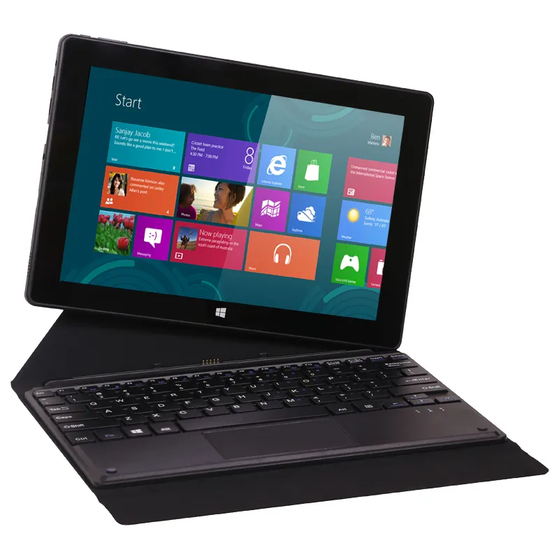 10.1inch Detachable Keyboard Tablet PC 2 in 1 Laptop 4 Core CPU N100 Touch Screen Laptops Portable 4G LTE Notebooks Computer