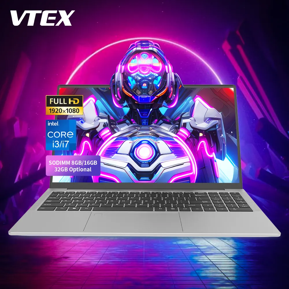 Brand New Core I3 I5 I7 I9 Personal Home Computers PC Portable Laptop Wholesale English Keyboard Wireless Low Price China