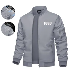 Men Bomber Wind Breaker Jacket Men Clothing Male Casual Streetwear Fashion Pilot Baseball Jacket Coat