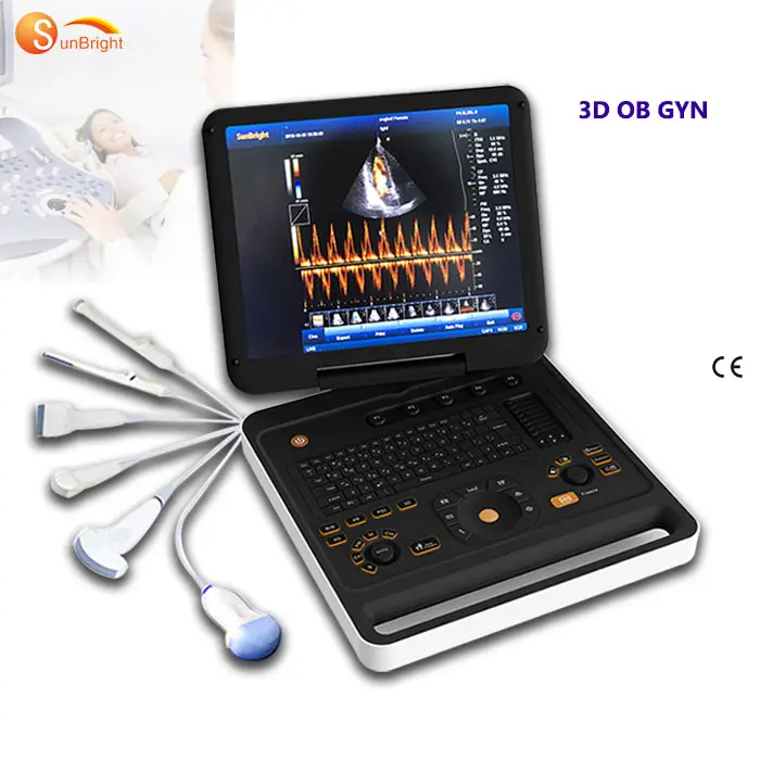Sun-906A 15 Inch Ecografo Portatil 3D Color Doppler Hot Selling OB GYN Vascular Medical Ultrasound Scanning Machine accessories