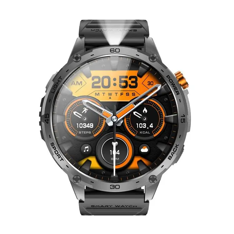 New Sport Smartwatch 1.75 Inch Display 1ATM Waterproof Fitness Tracker Message Reminder Hiking Running Watch Outdoor