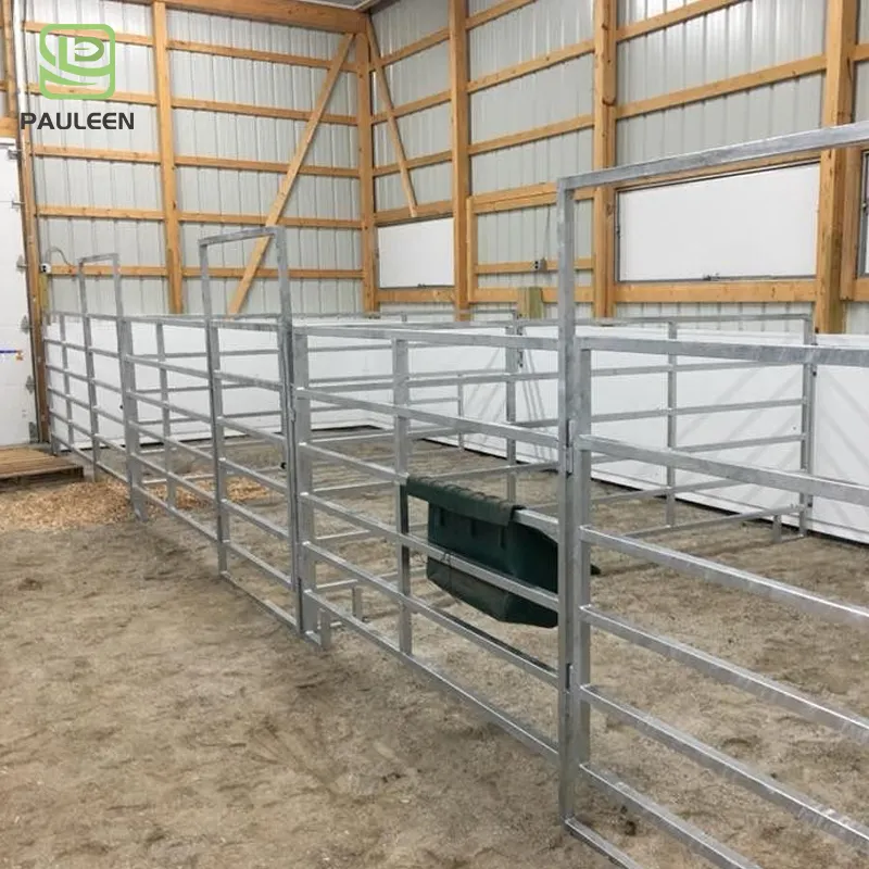 Farm Galvanized Metal Ranch Fence Adjustable Fence Panels for Cattle and Horses