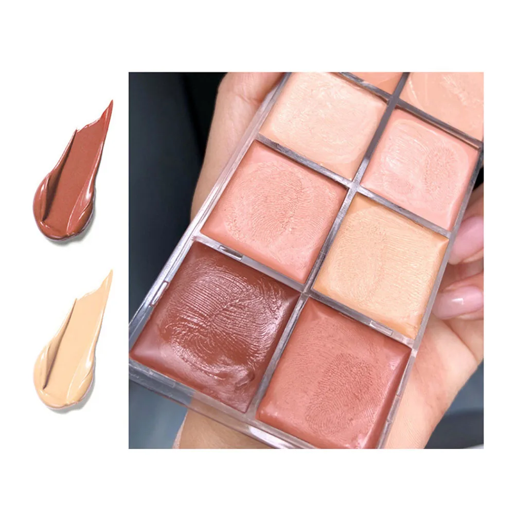 Cosmetics Makeup Oem Makeup Natural Waterproof 12 Colors Concealer Palette Foundation Private Label Concealer
