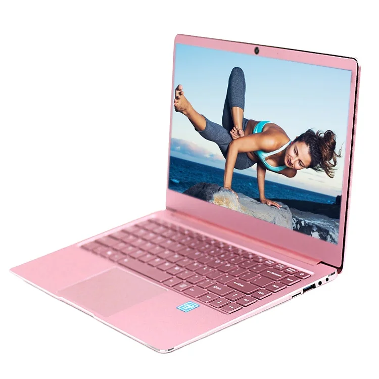 High Quality Pink Sliver 14inch 1920*1200 Intel Celeron N5095 Portable Battery Laptop for Student