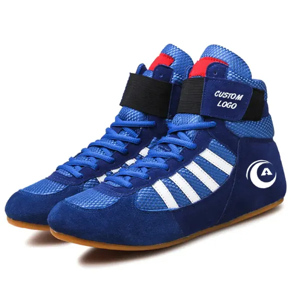 High Quality Professional Boxing and Wrestling Shoes Customizable Private Label Wholesale for Training and Fighting