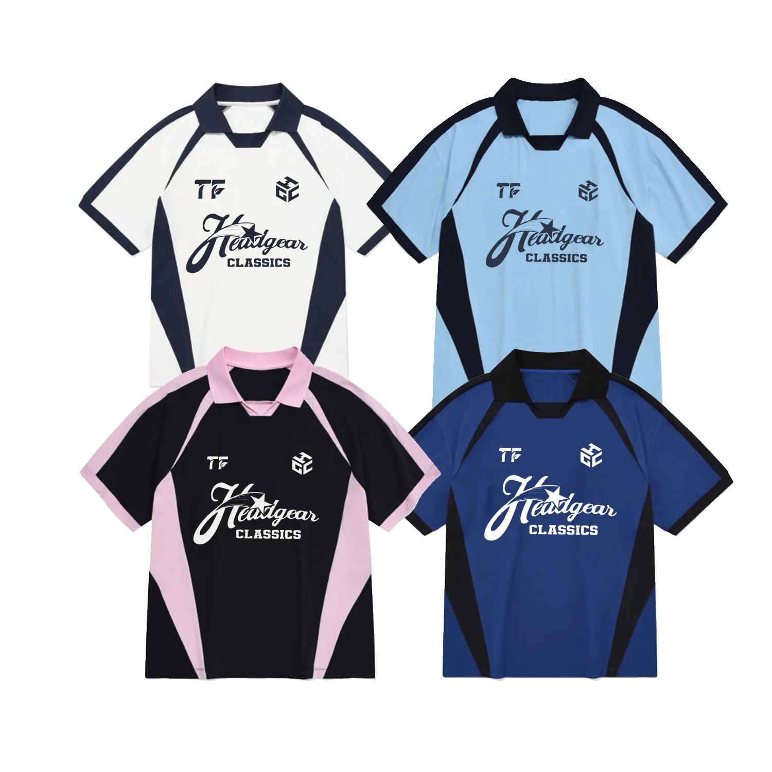 TF Custom Soccer Wear Sublimation Football Shirt Design Embroidered Logo Oversize Streetwear Jersey
