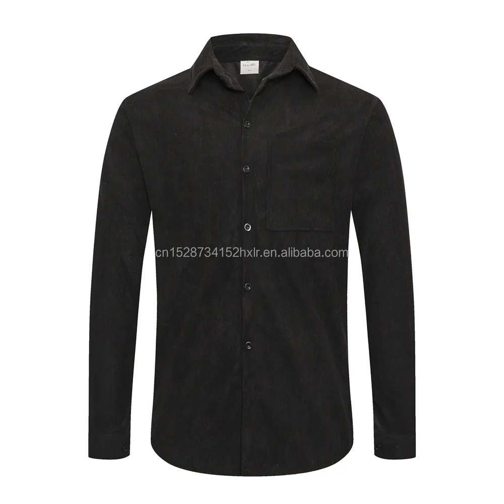 Men's Casual Loose Fit Work Shirt