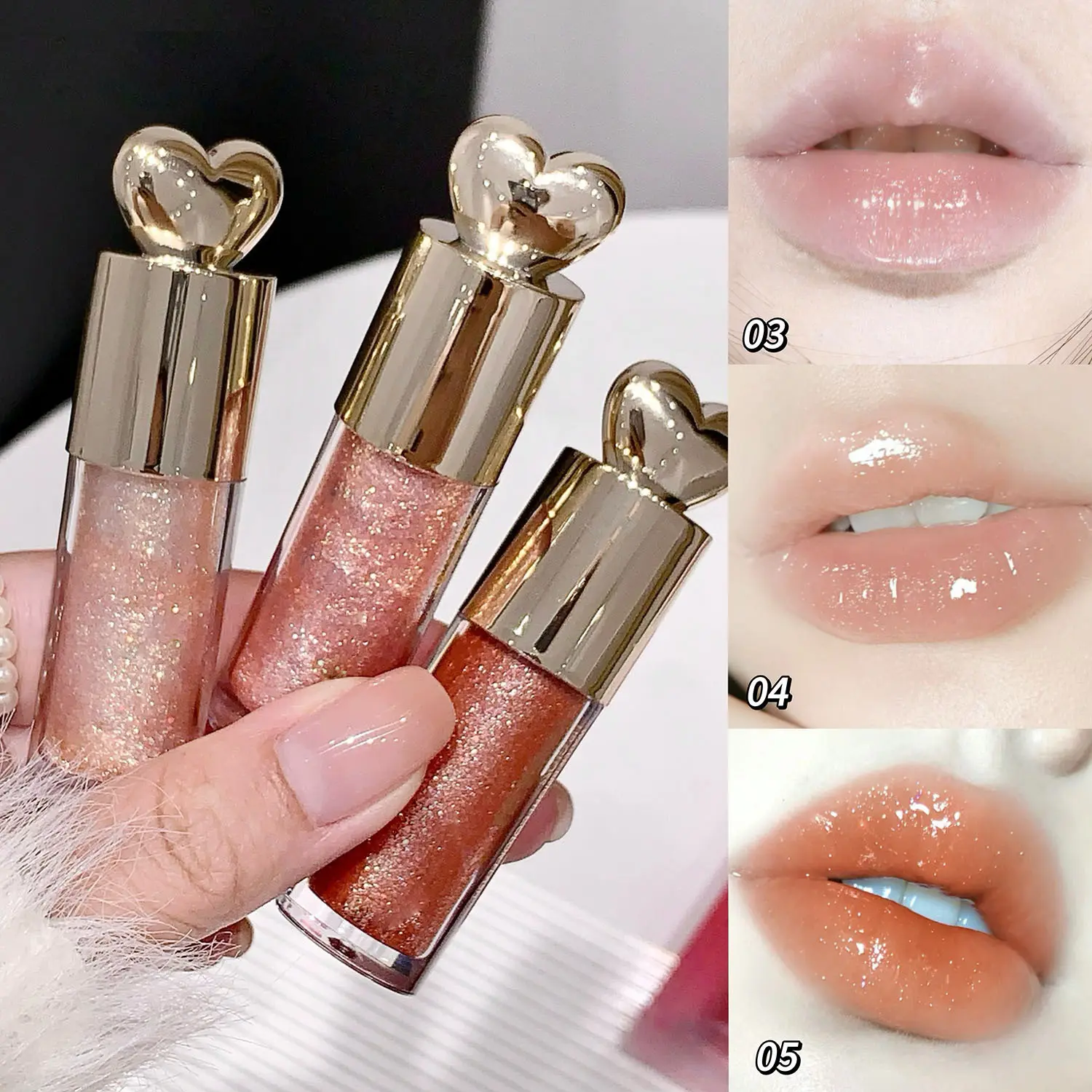 COSNINI Chemical-Based Long-Lasting Waterproof Liquid Lipstick Customized Logo Colors Glitter Texture for Foreign Trade Makeup
