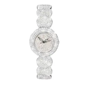 Waterproof Bling Watch Women Silver Steel Band Quartz Wrist Jewelry Bt Price High Quality Luxury Montre