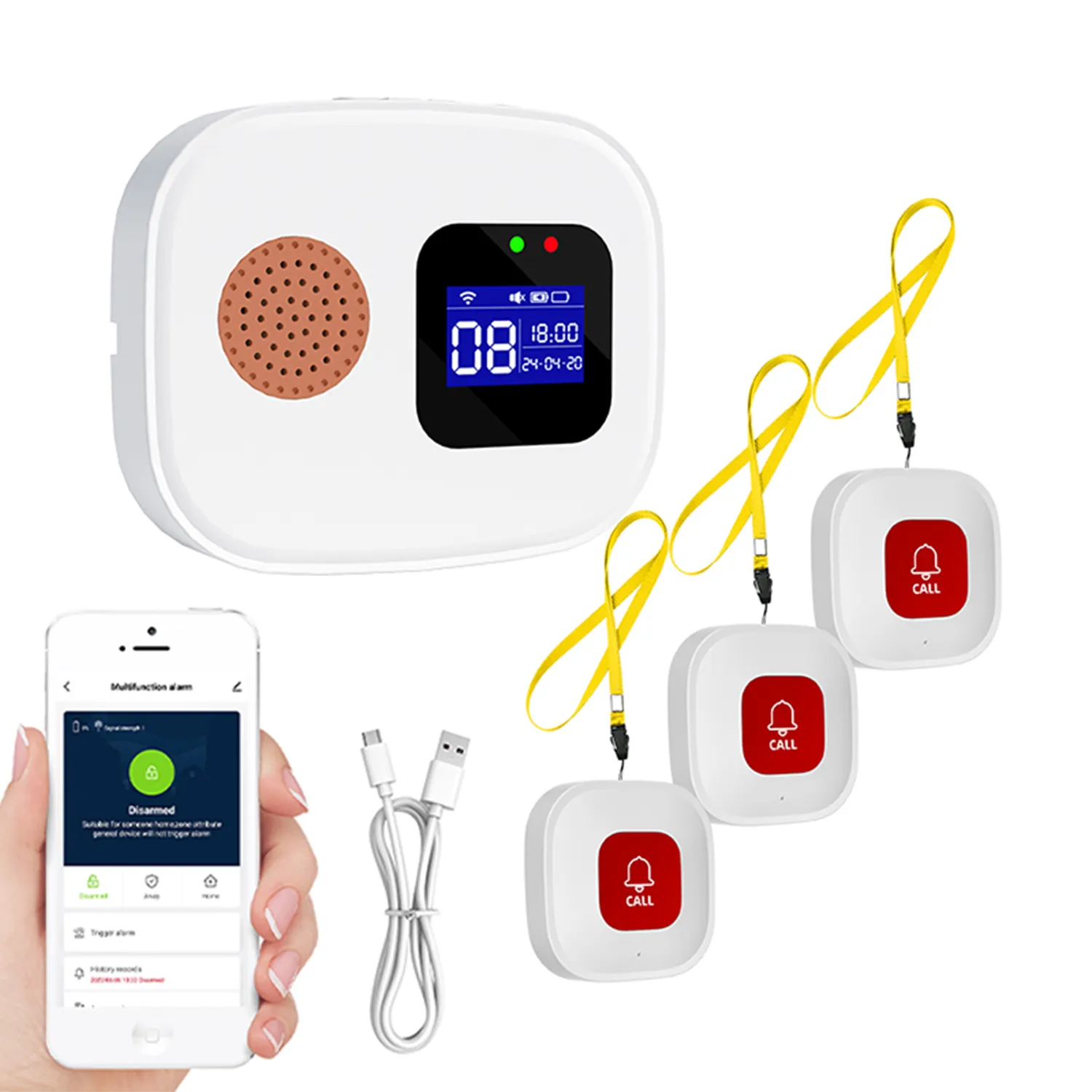 4g Smart Watch for Dementia Patients Alzheimer's Lonely Elderly Sanitation Workers Nursing Home Hospital Medical Center