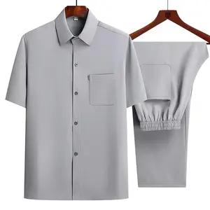 Shirts + Pants 2024 Summer 100% Cotton Sports Fashion Men's Clothing Fashionable Men's Clothing Men's Shirts and Pants