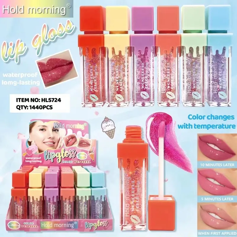 2024 Hold New Product Lipstick Set Durable Pearlescent Waterproof and Moisturizing High Beauty Lipstick Cosmetics Wholesale