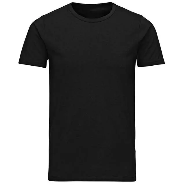 Custom Color Men's Plus Size Crewneck Short Sleeve High Street Style Cotton Bamboo Fiber Eco-Friendly Breathable OEM Custom