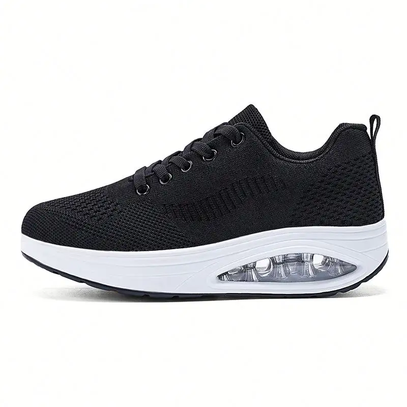Casual Sports Sneakers for Women Men Wholesale Comfortable Breathable Cotton Fabric Running Shoes Large Size for Autumn Winter