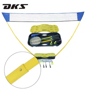 Factory Oem Adjustable Durable Polyester Net Badminton Sport Outdoor Badminton Net Set