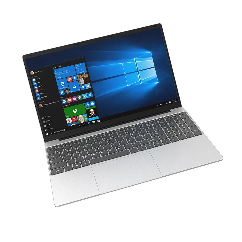 Laptop 15.6 Polegadas 8GB Notebook Intel N5095 Computador Portatil Com Vitoria 11 Para Casa E Estudantes