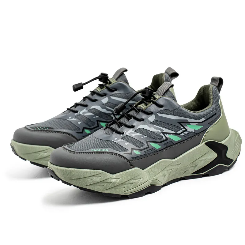 New Models Fashion Young Men's Lowest Price Branded Shoes Elastic Sports City Jogging Sneaker Light Weight Running Cheap