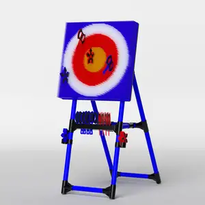 New Design Outdoor Axe Throwing Target Game Set Plastic Axe and Dart Throw Target Set Indoor for Kids and Adults