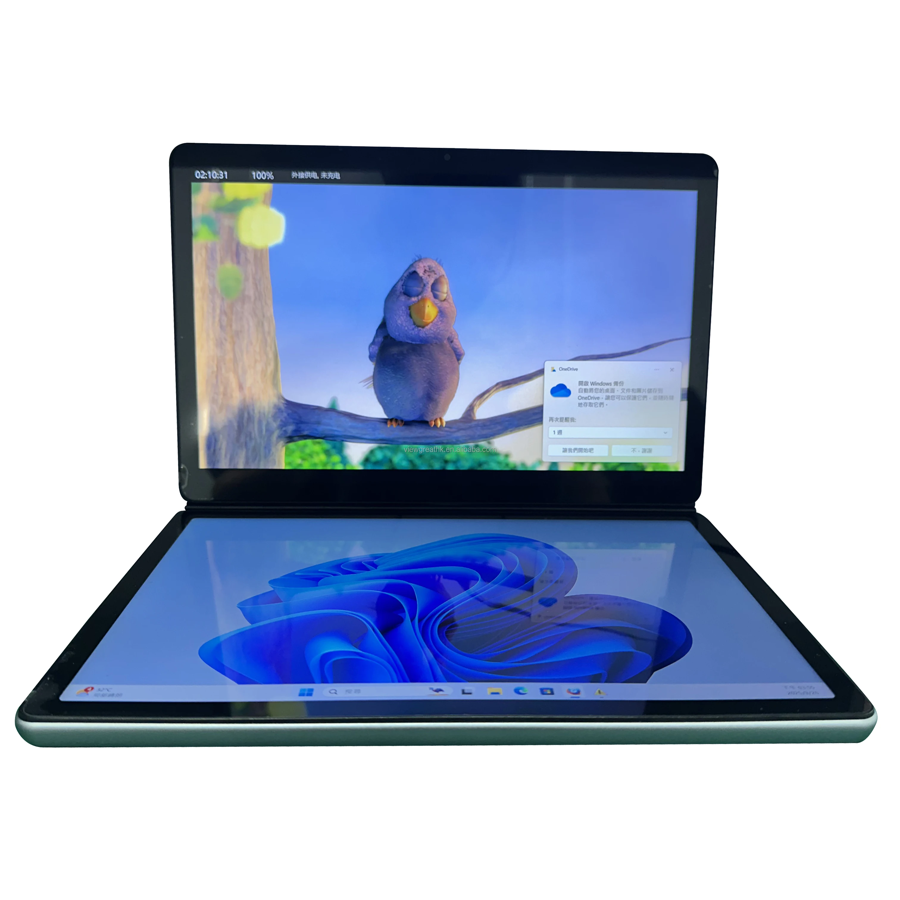 Factory New 11 inch Dual Touch Screen Portable Laptop 16GB + 512GB 1TB 2TB SSD I3 Computer Laptops