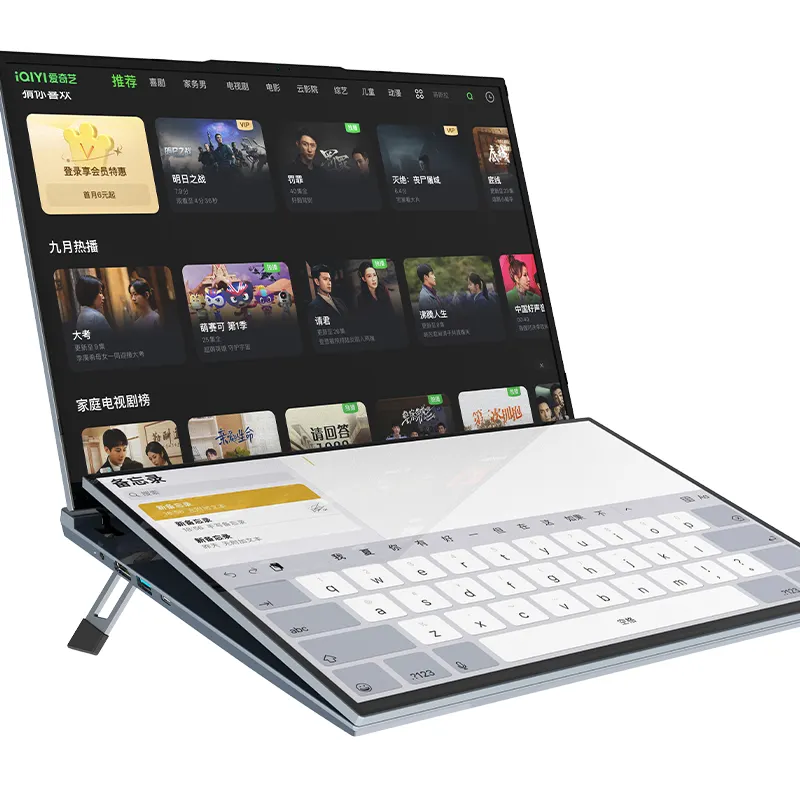 OEM Brand New Dual 16" Touch Screen Intel I7 1360P Gaming Laptop with DDR4 32GB RAM Metal Body Business Series