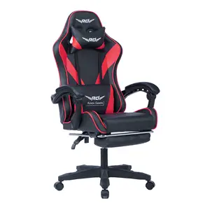 Cheap Pc Game Chairs Silla Gamer Racing Style Highback Linkage Armrest Computer Gamer Gaming Chair With Footrest