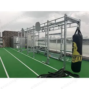 Outdoor Sport Gym CrossFit Rack Rig Exercise Fitness Equipment Hot Dip Galvanized Steel Frame 20-Year -Free Warranty Outdoor