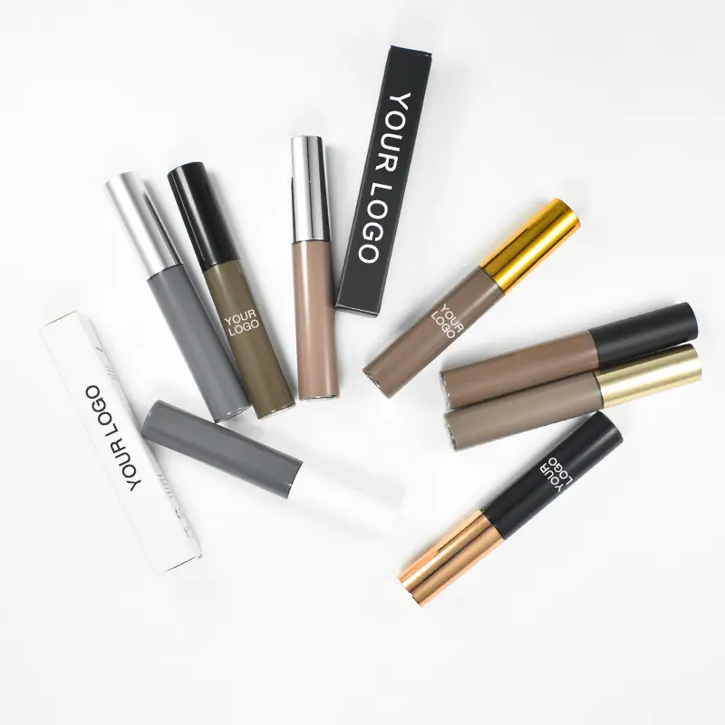High Quality Private Label OEM Brow Makeup Wild Eyebrow Comb Gel Long-Lasting Colored Eyebrow Cream