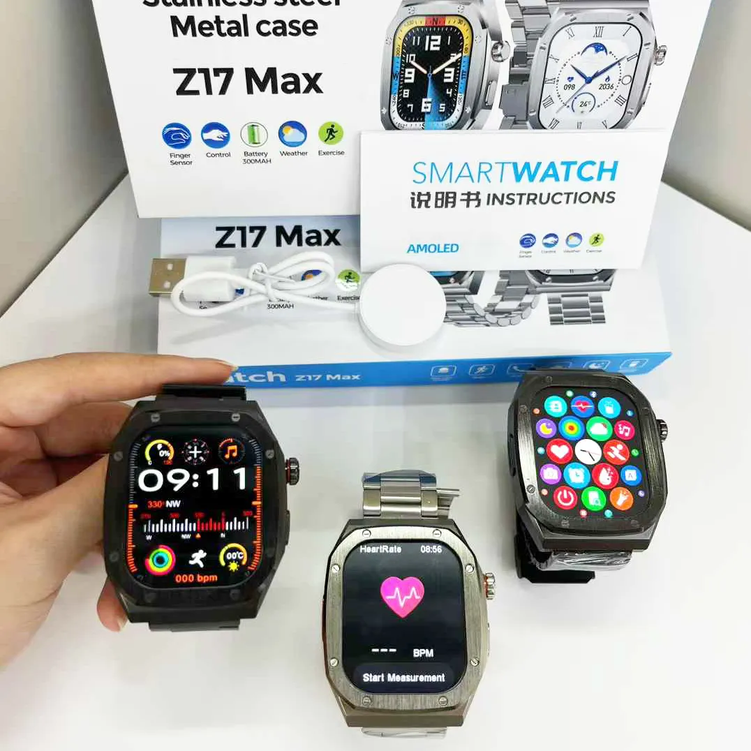 Z17 Max 2.1" Big Outdoor Rugged IP68 Waterproof Reloj Inteligente Men Smart Watch Montre Intelligente Sport Smartwatch Hombre