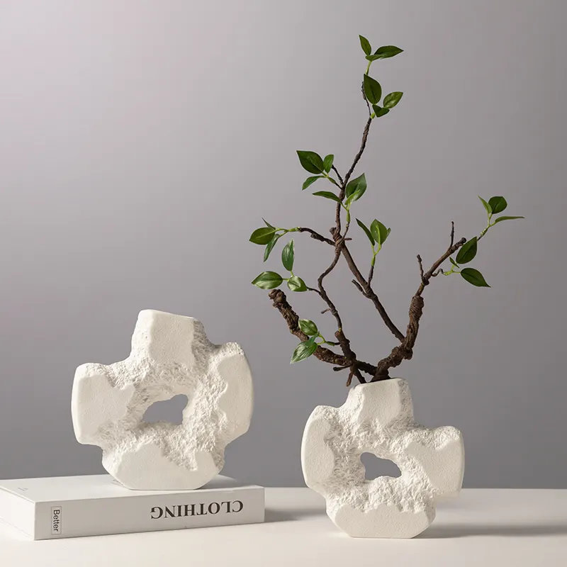Nordic Philippines Home Decor Room Soft Board Decorations Table Vase Ceramic Flower Vase Living Room Decoration