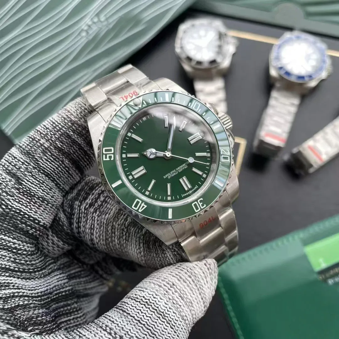 High Quality Luxury Men's Stainless Steel Quartz Watch Waterproof Luminous Feature Miyota Movement Glass Dial Window Pointer