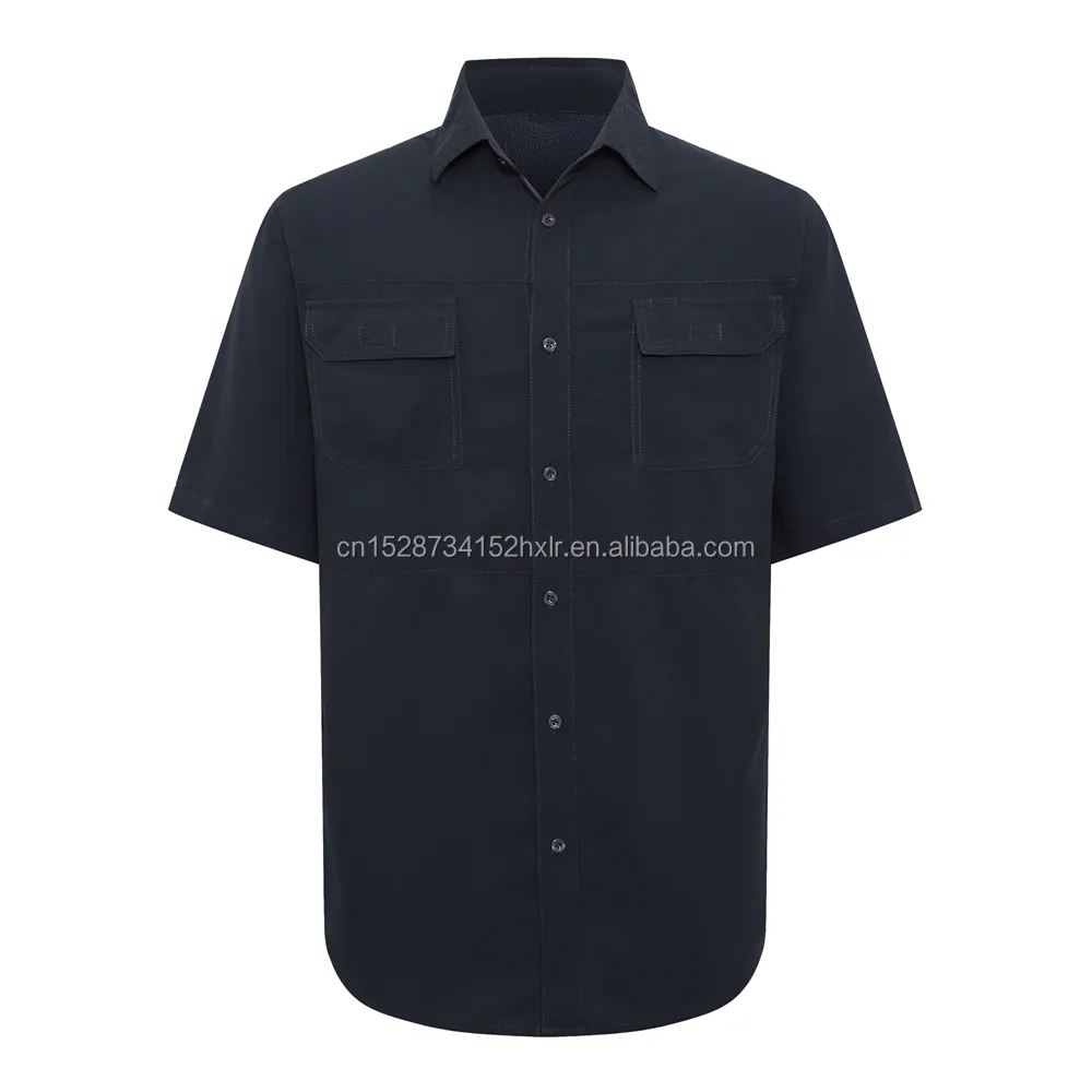 Men's Short Sleeve Work Casual Short Sleeve Shirt