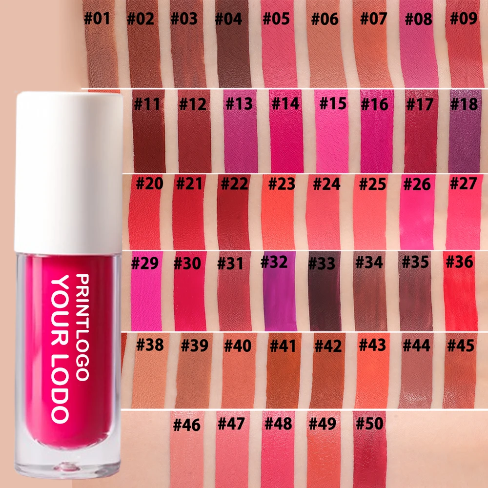 Wholesale Waterproof Long Lasting Cosmetic Private Label Highly Pigmented Non-Stick Matte Liquid Lipstick