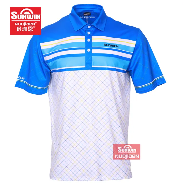 Customized High Quality Men's Golf Quick Dry Polyester Stand up Collar Polo T Shirts Oversized Polo Shirt