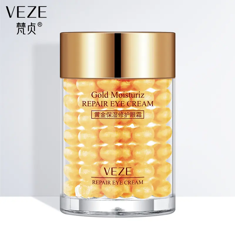 GUANGZHOU OUBO Cosmetics Brand VENZEN Moisturizing Improve Eye Dark Circles 24k Pure Gold Eye Cream